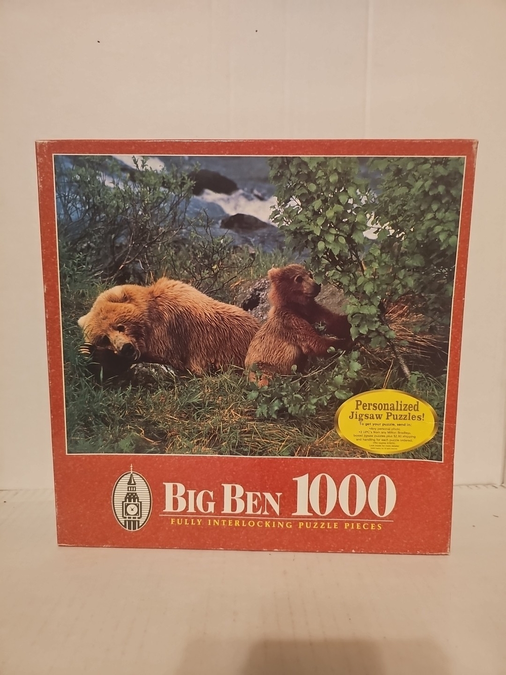 Big Ben 1000-Piece Brown Bear Jigsaw Puzzle - Brown